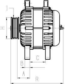 BOSCH F 032 111 477 - Alternatore www.autoricambit.com