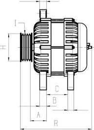 BOSCH F 032 111 629 - Alternatore www.autoricambit.com