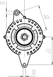 BOSCH F 032 111 629 - Alternatore www.autoricambit.com