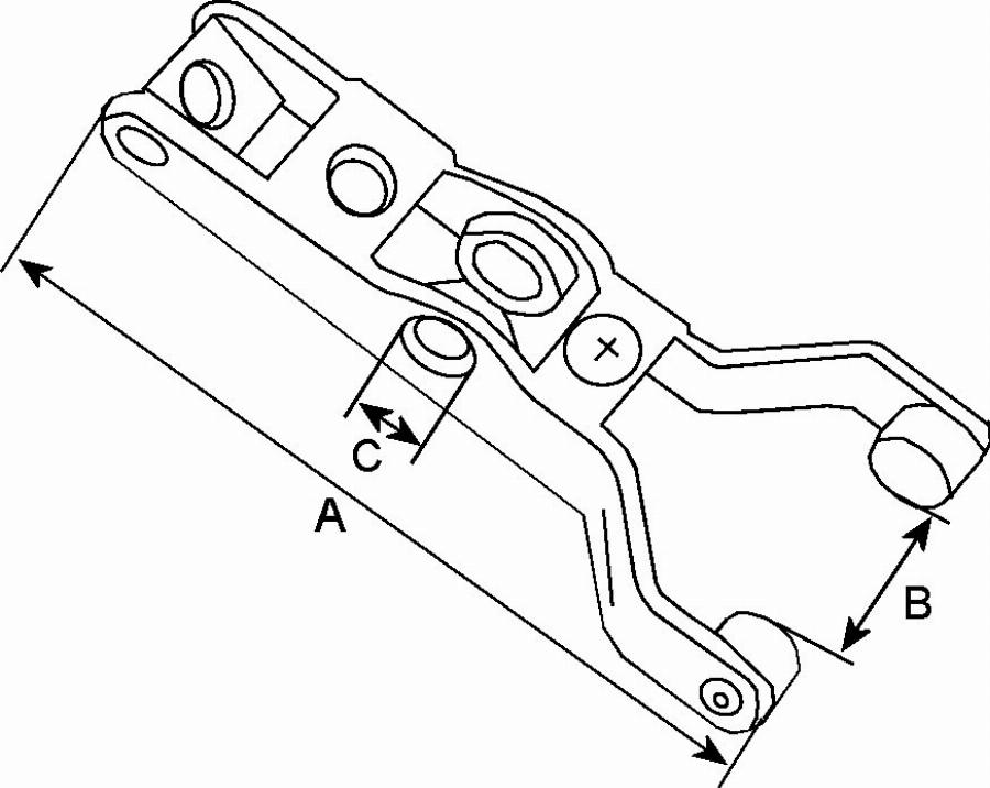 BOSCH F 032 135 468 - Leva comando innesto, Motorino avviamento www.autoricambit.com