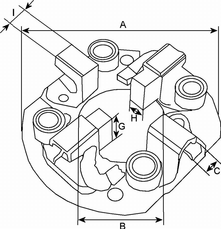 BOSCH F 032 138 963 - Supporto, Spazzole in carbone www.autoricambit.com