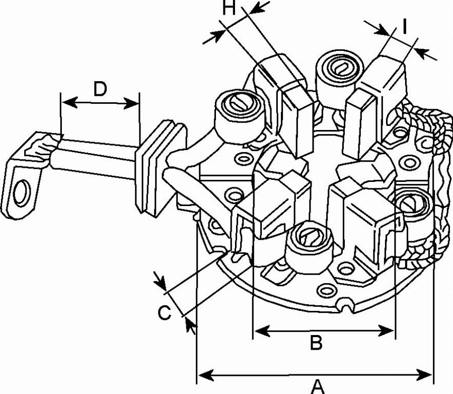 BOSCH F 032 137 929 - Supporto, Spazzole in carbone www.autoricambit.com