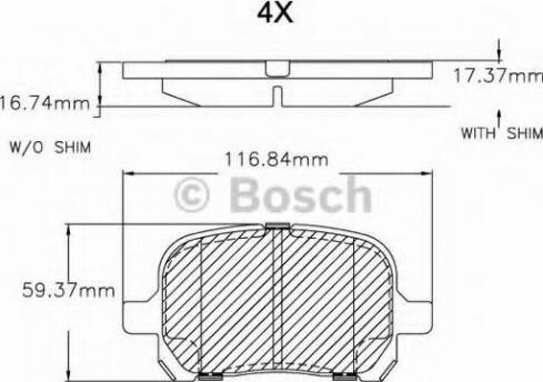 BOSCH F 03B 150 048 - Kit pastiglie freno, Freno a disco www.autoricambit.com