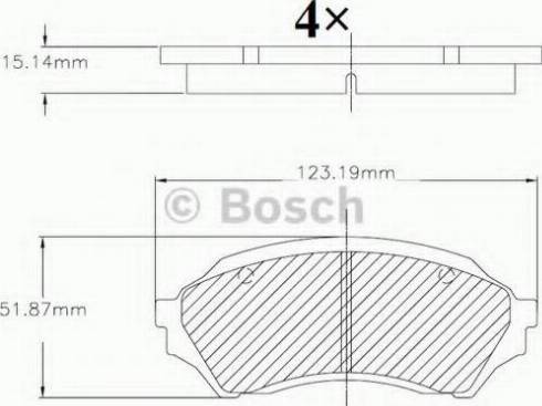 BOSCH F 03B 150 068 - Kit pastiglie freno, Freno a disco www.autoricambit.com