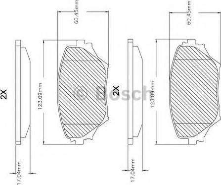 BOSCH F 03B 150 084 - Kit pastiglie freno, Freno a disco www.autoricambit.com