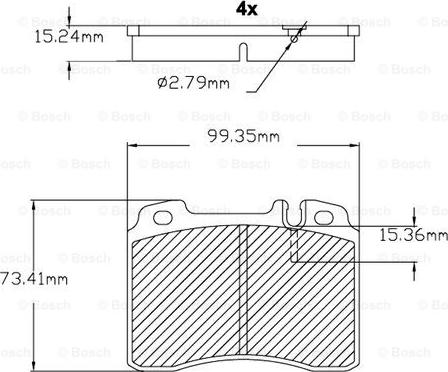 BOSCH F 03B 150 022 - Kit pastiglie freno, Freno a disco www.autoricambit.com