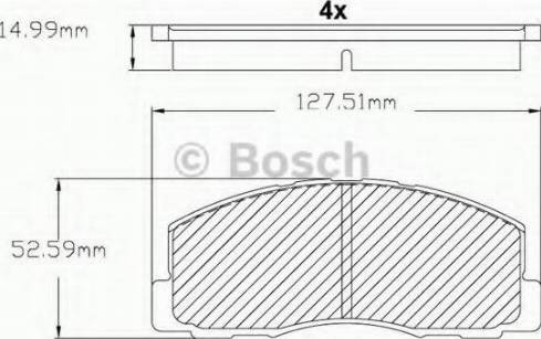 BOSCH F 03B 150 215 - Kit pastiglie freno, Freno a disco www.autoricambit.com