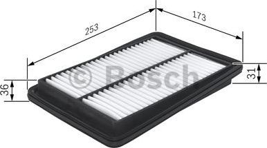 BOSCH F 026 400 465 - Filtro aria www.autoricambit.com