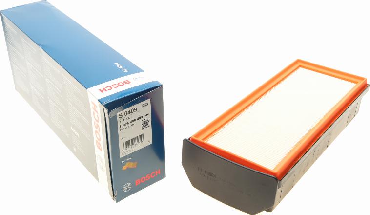 BOSCH F 026 400 409 - Filtro aria www.autoricambit.com