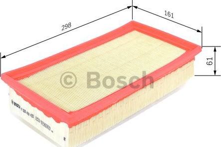 BOSCH F 026 400 433 - Filtro aria www.autoricambit.com