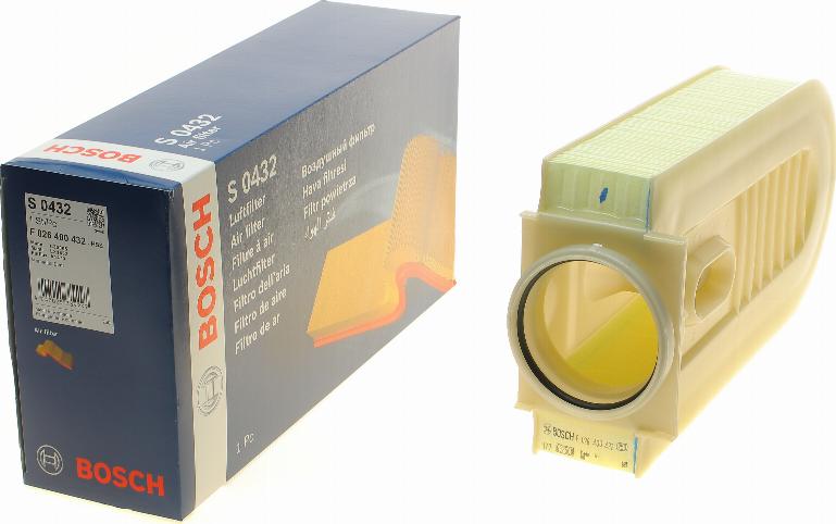 BOSCH F 026 400 432 - Filtro aria www.autoricambit.com