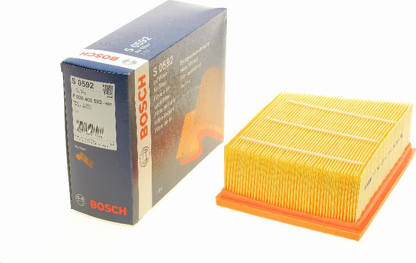 BOSCH F 026 400 592 - Filtro aria www.autoricambit.com