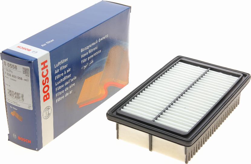 BOSCH F 026 400 558 - Filtro aria www.autoricambit.com