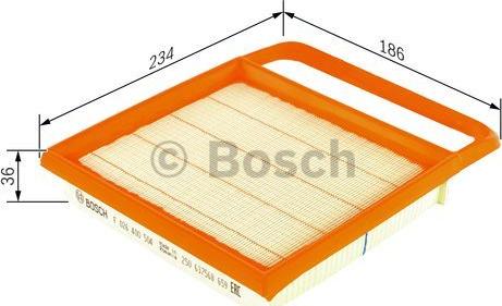 BOSCH F 026 400 504 - Filtro aria www.autoricambit.com