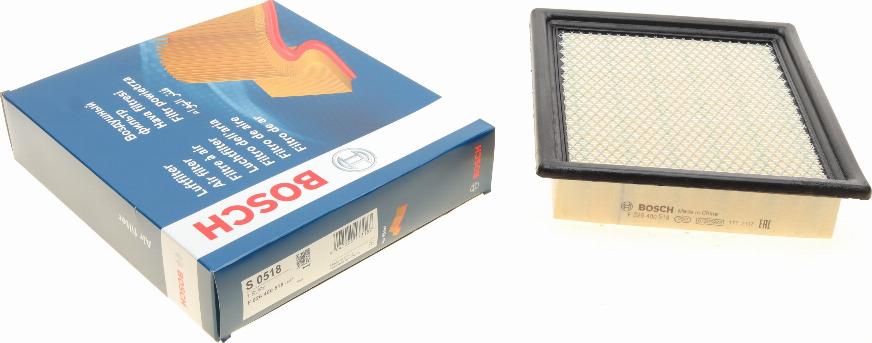 BOSCH F 026 400 518 - Filtro aria www.autoricambit.com