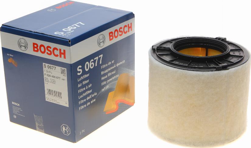 BOSCH F 026 400 677 - Filtro aria www.autoricambit.com