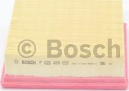 BOSCH F 026 400 097 - Filtro aria www.autoricambit.com