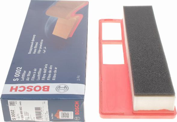 BOSCH F 026 400 002 - Filtro aria www.autoricambit.com