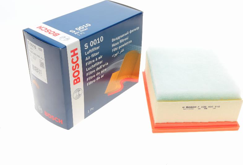 BOSCH F 026 400 010 - Filtro aria www.autoricambit.com