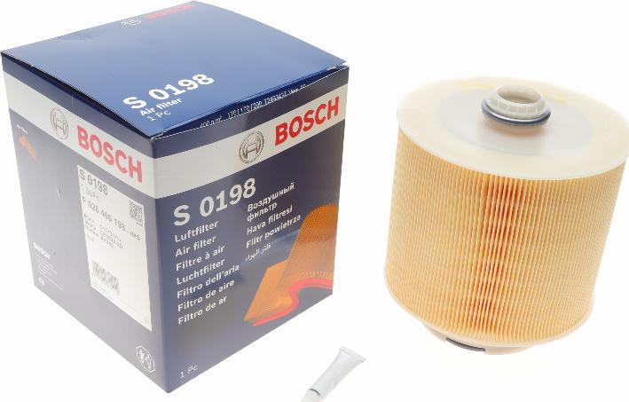 BOSCH F 026 400 198 - Filtro aria www.autoricambit.com