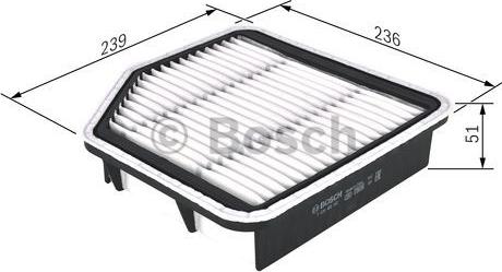 BOSCH F 026 400 192 - Filtro aria www.autoricambit.com