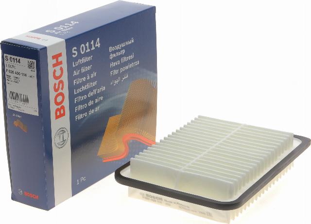 BOSCH F 026 400 114 - Filtro aria www.autoricambit.com