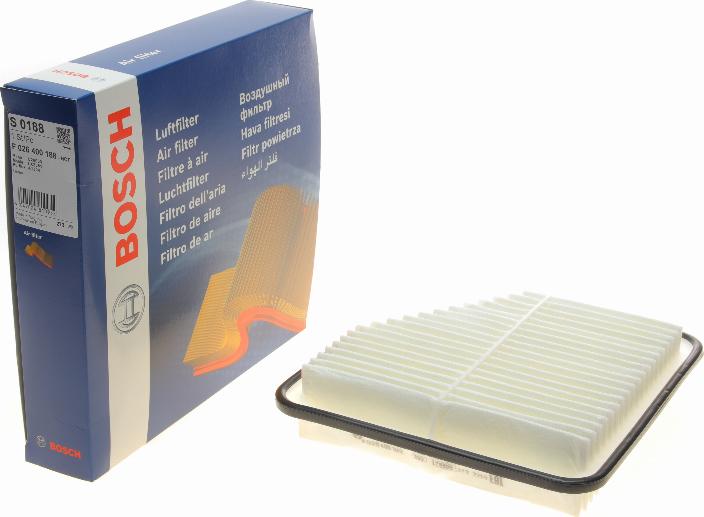 BOSCH F 026 400 188 - Filtro aria www.autoricambit.com