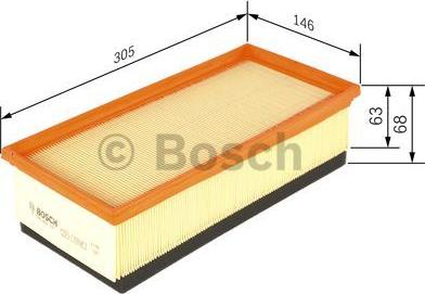 BOSCH F 026 400 121 - Filtro aria www.autoricambit.com