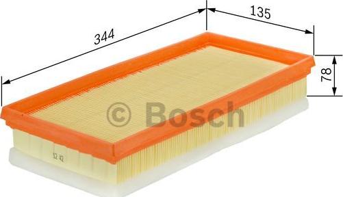 BOSCH F 026 400 172 - Filtro aria www.autoricambit.com