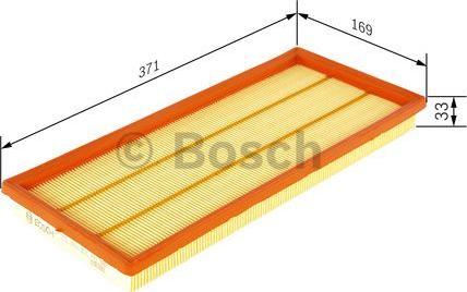 BOSCH F 026 400 326 - Filtro aria www.autoricambit.com