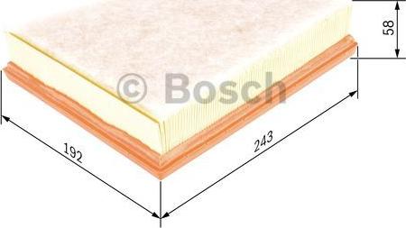 BOSCH F 026 400 250 - Filtro aria www.autoricambit.com