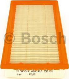 BOSCH F 026 400 258 - Filtro aria www.autoricambit.com