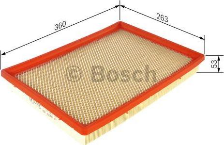 BOSCH F 026 400 266 - Filtro aria www.autoricambit.com