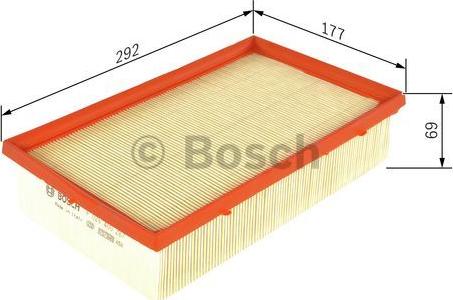 BOSCH F 026 400 287 - Filtro aria www.autoricambit.com