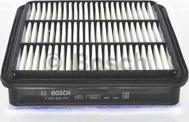 BOSCH F 026 400 221 - Filtro aria www.autoricambit.com