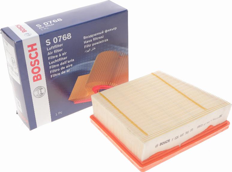 BOSCH F 026 400 768 - Filtro aria www.autoricambit.com