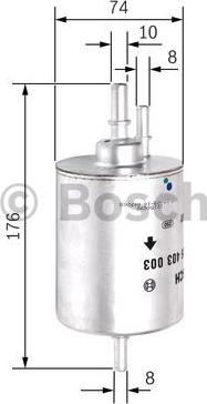 BOSCH F 026 403 003 - Filtro carburante www.autoricambit.com