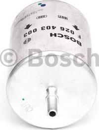 BOSCH F 026 403 003 - Filtro carburante www.autoricambit.com