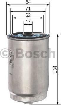 BOSCH F 026 402 097 - Filtro carburante www.autoricambit.com