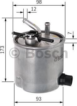 BOSCH F 026 402 059 - Filtro carburante www.autoricambit.com