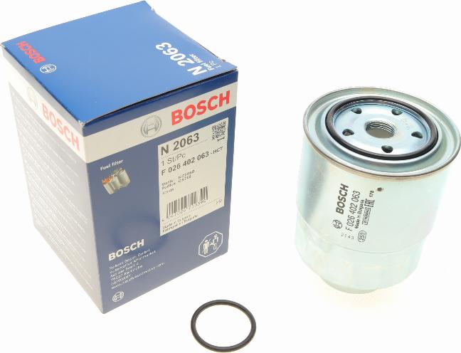 BOSCH F 026 402 063 - Filtro carburante www.autoricambit.com