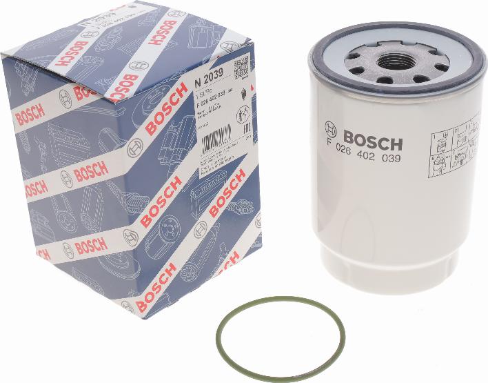 BOSCH F 026 402 039 - Filtro carburante www.autoricambit.com