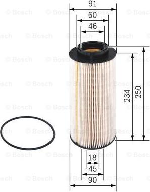 BOSCH F 026 402 031 - Filtro carburante www.autoricambit.com