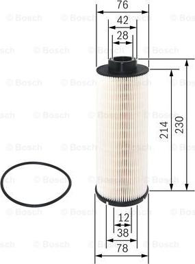 BOSCH F 026 402 029 - Filtro carburante www.autoricambit.com