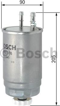 BOSCH F 026 402 076 - Filtro carburante www.autoricambit.com