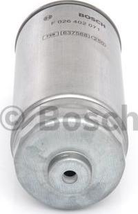 BOSCH F 026 402 071 - Filtro carburante www.autoricambit.com