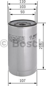 BOSCH F 026 402 143 - Filtro carburante www.autoricambit.com