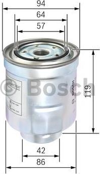 BOSCH F 026 402 110 - Filtro carburante www.autoricambit.com