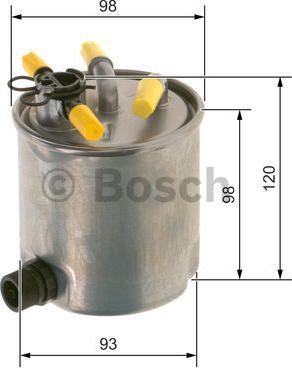 BOSCH F 026 402 182 - Filtro carburante www.autoricambit.com