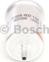 BOSCH F 026 402 124 - Filtro carburante www.autoricambit.com